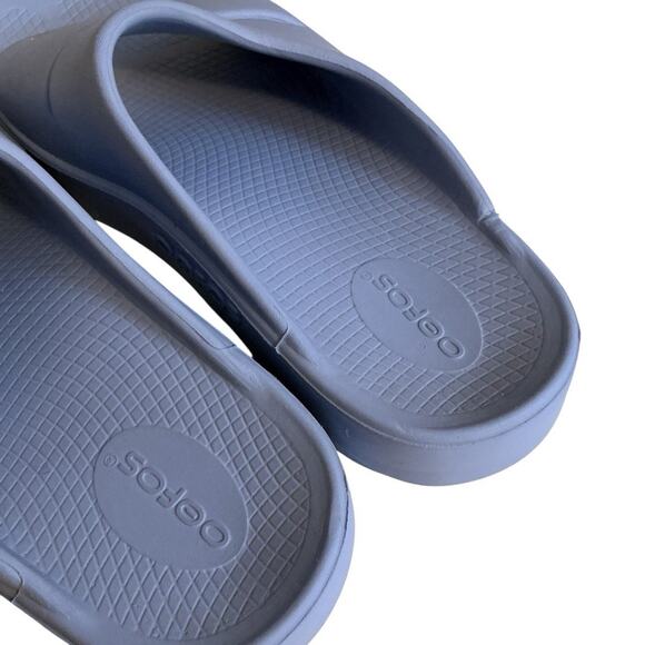 Oofos Ooahh Recovery Slide Sandals Moroccan Blue Womens Sz 7/Men's 5 EUC - Picture 8 of 12